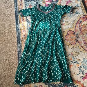 Hippie ethnic India dress size Small